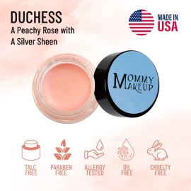 Mommy Makeup Any Wear Creme Eyeshadow - Waterproof, Smudge-proof, Highly Pigmented - Cream Eye Shadow for Eyes, Cheeks & Lips - Oil-free, Paraben-Free, Cruelty Free (Duchess)