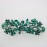 Faship Gorgeous Emerald Green Crystal Hair Barrette Clip
