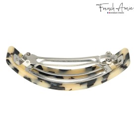 French Amie White Tokyo Handmade Curved Strong Grip Celluloid Automatic Volume Hair Clip Barrette (White Tokyo) French Amie White Tokyo Handmade Curved Strong Grip Celluloid Automatic Volume Hair Clip Barrette (White Tokyo)