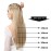 SARLA Invisible Wire Hair Extensions Straight Long Synthetic Hairpieces 22 Inch Adjustable Transparent Headband for Women Beach Blonde