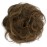 CAISHA 100% HUMAN HAIR Scrunchie Hair Piece Updo Braid Hair Scrunchy Messy Bun Brown Mix H312l
