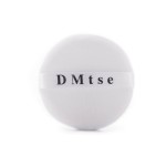 DMtse Round Jumbo Velour Powder Puff w Ribbon 4.25 Diameter White