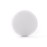 DMtse Round Jumbo Velour Powder Puff w Ribbon 4.25 Diameter White