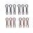 yueton Pack of 12 Office Lady Style Magic Simple Fast Spiral Hair Braid Twist Styling Tool Clip Pin