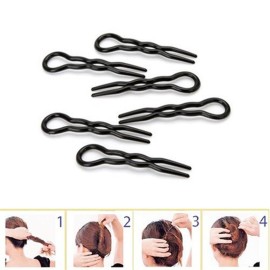 yueton Pack of 12 Office Lady Style Magic Simple Fast Spiral Hair Braid Twist Styling Tool Clip Pin yueton Pack of 12 Office Lady Style Magic Simple Fast Spiral Hair Braid Twist Styling Tool Clip Pin