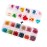 XICHEN 36 Starry Plus 36 Five Flower Flower Three-Dimensional Applique 3D Nail Stickers Nail Supplies Dried Flowers 2 * 12 Color (Starry and Five Flower)