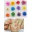 XICHEN 36 Starry Plus 36 Five Flower Flower Three-Dimensional Applique 3D Nail Stickers Nail Supplies Dried Flowers 2 * 12 Color (Starry and Five Flower)