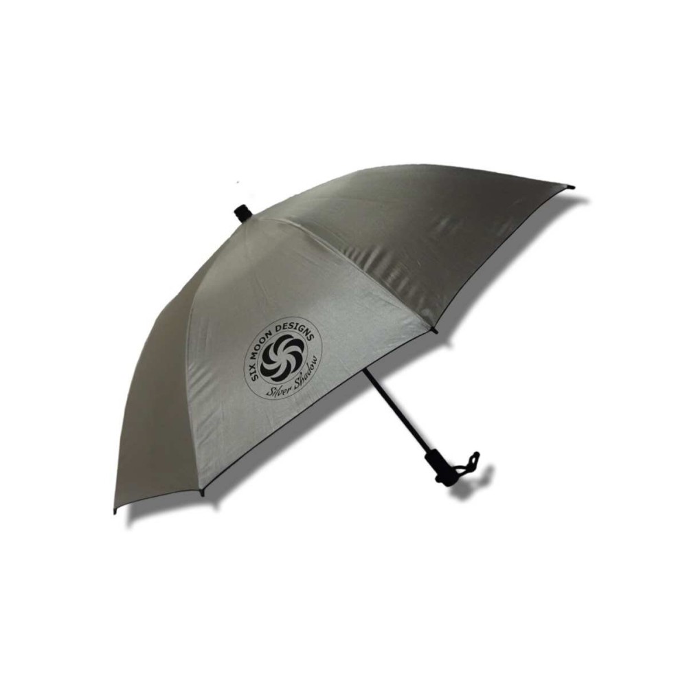 Six Moon Designs Base Silver Shadow - Ultralight, Hiking Umbrella - 8.9 OZ - 252 G For Ultimate Sun and Rain Protection - Perfect for Trekking Adventures or Travel.