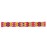Zig Zag Beaded Elastic Headband - Red OSFM