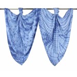 j & Alex\'s Tie-Dye 100% Cotton Muslin Swaddle Blankets - Skyview, Blue 2 Count - Hand-Dyed Baby Swaddles for Newborn Girls, Boys, Receiving Blankets in Neutral Colors