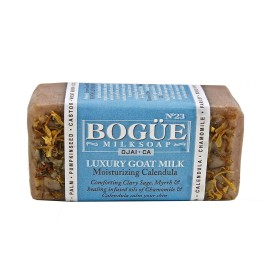 Bogue Milk Soap - No.23 Moisturizing Calendula- Comforting Clary Sage & Myrrh with Healing Calendula and Infused Chamomile Oils