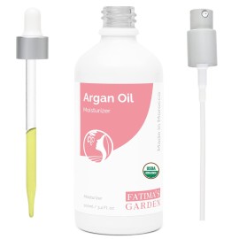 Fatima\'s Garden Argan Oil - Organic Moisturizer for Skin & Hair, 100ml