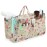 Cosmetic Bag for Women Cute Printing 14 Pockets Expandable Makeup Organizer Purse with Handles (Dog)