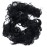 CAISHA Hairpiece Hair Wrap Heat-resistant Synthetic Fibres Curly Messy Updo Black HW6