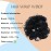 CAISHA Hairpiece Hair Wrap Heat-resistant Synthetic Fibres Curly Messy Updo Black HW6