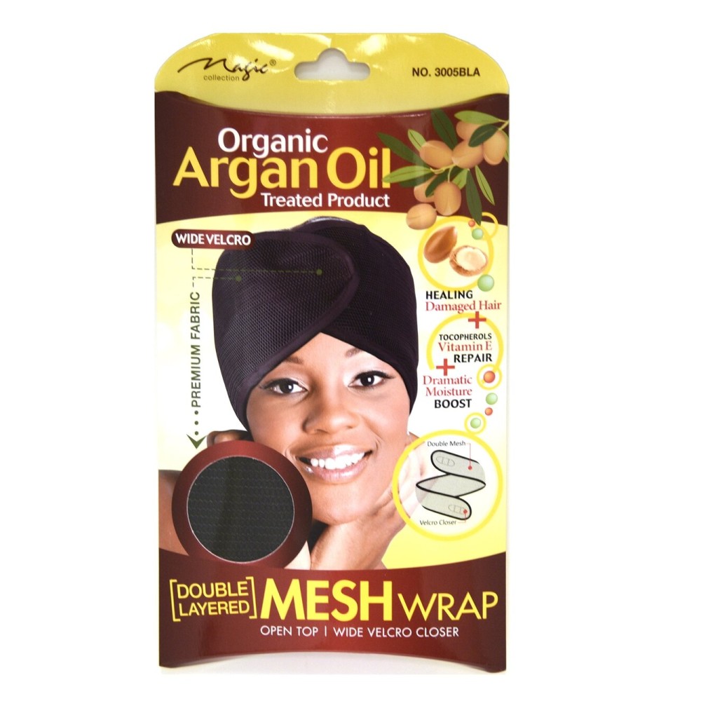 Organic Argan Oil Double Layered Mesh Wrap By Magic Collection
