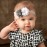 My Lello Baby Flower Headbands Fabric Beaded Trio Stretchy Elastic Pair (White/Gray)