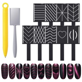 Magnet Plate Wand Board Nail Art Tool for DIY Magic 3d Magnetic Polish Cats Eyes Choose 11pcs/set Magnet Plate Wand Board Nail Art Tool for DIY Magic 3d Magnetic Polish Cats Eyes Choose 11pcs/set