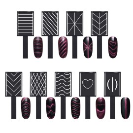 Magnet Plate Wand Board Nail Art Tool for DIY Magic 3d Magnetic Polish Cats Eyes Choose 11pcs/set Magnet Plate Wand Board Nail Art Tool for DIY Magic 3d Magnetic Polish Cats Eyes Choose 11pcs/set