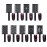 Magnet Plate Wand Board Nail Art Tool for DIY Magic 3d Magnetic Polish Cats Eyes Choose 11pcs/set