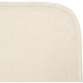 TL Care 100% Cotton Thermal Waffle Swaddle Blanket, Soft, Breathable & Stretchy, Cream, 30 x 40 for Boys and Girls, Perfect for Swaddling, Travel and Gifting