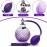 Coolrunner Crystal Art Vintage Style Refillable Perfume Atomizer Long Spray Bottle 100ml(Purple)