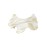 French Amie Scottish Dog Puppy Ivory White Cream Small 2 Celluloid Handmade Automatic Hair Clip Barrette for Women and Girls, Made in France - (Ivory White Cream)