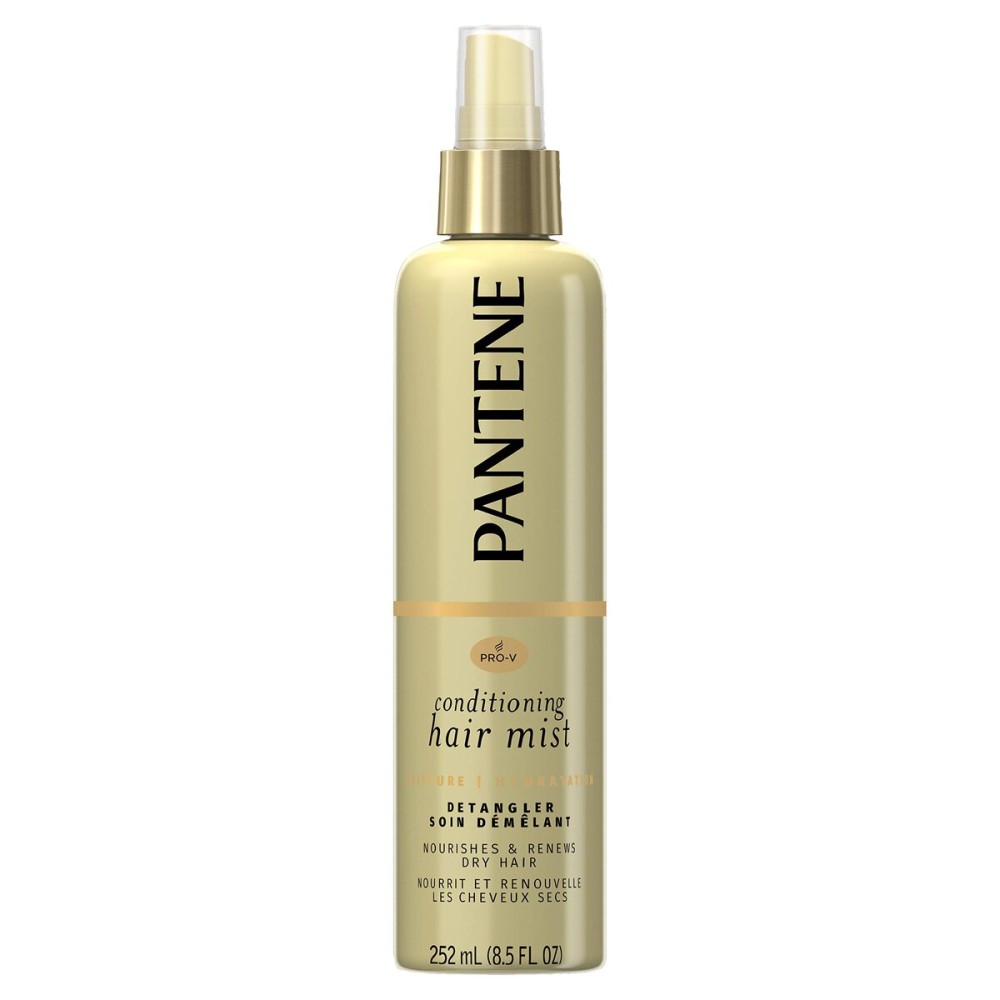 Pantene Pro-V Nutrient Boost Moisture Conditioning Mist Nourishing and Renewing Detangler, 8.5 fl oz
