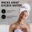 desired body Microfiber Hair Wrap for Women - Extra Large 45 x 25 Anti-Frizz Quick Dry, Breathable Waffle Knit Towel with Elastic Loop for All Hair Types - Microfiber Towel