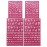 Wrapables Fingernail Stickers Nail Art Nail Stickers Self-Adhesive Nail Stickers 3D Nail Decals - Bows, Hearts & Flowers (3 Designs/6 Sheets)