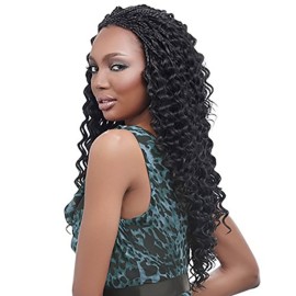 Harlem125 Synthetic Hair Braids Kima Braid Ripple Deep 20 (4-Pack, 1)