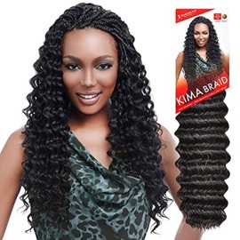 Harlem125 Synthetic Hair Braids Kima Braid Ripple Deep 20 (4-Pack, 1) Harlem125 Synthetic Hair Braids Kima Braid Ripple Deep 20 (4-Pack, 1)