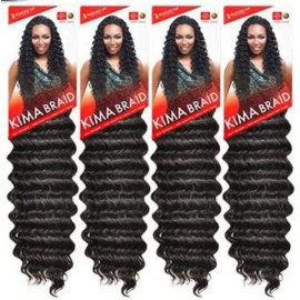 Harlem125 Synthetic Hair Braids Kima Braid Ripple Deep 20 (4-Pack, 1) Harlem125 Synthetic Hair Braids Kima Braid Ripple Deep 20 (4-Pack, 1)