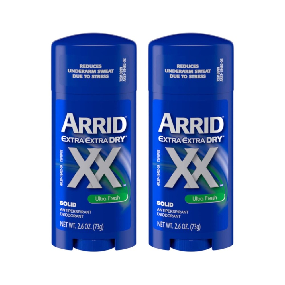 Arrid Deodorant 2.6 Ounce Solid Xx Ultra Fresh (76ml) (2 Pack) Arrid Deodorant 2.6 Ounce Solid Xx Ultra Fresh (76ml) (2 Pack)