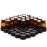ELFENSTALL 50Pcs 2ml Oil Bottles for Essential Oils (5/8 Dram) Amber Glass Vials Bottles, with Orifice Reducers and Black Caps