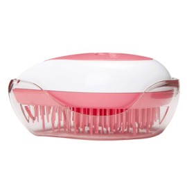 Michel Mercier Travel Hair Brush - Wet Dry Detangling Brush Curly Hair Brush for Women and Men Compact Size for Car, Travel ,Gym (Fine Hair)