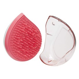 Michel Mercier Travel Hair Brush - Wet Dry Detangling Brush Curly Hair Brush for Women and Men Compact Size for Car, Travel ,Gym (Fine Hair)