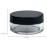 Beauticom (Quantity: 20 Pieces) 10G/10ML Round Clear Jars with Black Lids for Lotion, Creams, Toners, Lip Balms, Makeup Samples - BPA Free