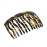 French Amie Fab 13 Teeth Handmade Medium Tokyo Celluloid Side Hair Comb (Tokyo)