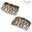 French Amie Fab 13 Teeth Handmade Medium Tokyo Celluloid Side Hair Comb (Tokyo)