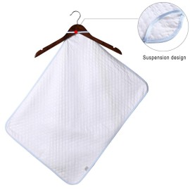 MBJERRY Waterproof Changing Pads Portable - Breathable Leak Proof Mattress Pad Protector Baby Changing Mat for Toddler, Kids Pack of 3 (S (17.7 x 13.7 Inch))