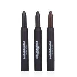 Joyous Professional Hair Chalk Pens Temporary Hair Dye, Non-toxic Hair Color, Crayon Cover White Hair Color Patch (Black-Dark Brown-Coffee), Pack of 3 Joyous Professional Hair Chalk Pens Temporary Hair Dye, Non-toxic Hair Color, Crayon Cover White Hair Color Patch (Black-Dark Brown-Coffee), Pack of 3