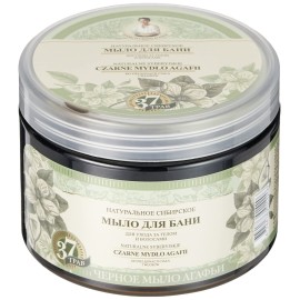 Grandma Agafia Natural Herbal Soap Black 500ml by Reshenie