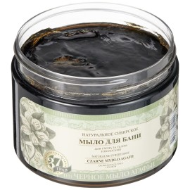 Grandma Agafia Natural Herbal Soap Black 500ml by Reshenie