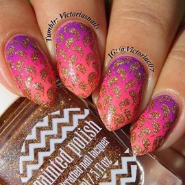 Whats Up Nails - Droplets Vinyl Stencils for Nail Art Design (2 Sheets, 24 Stencils Total)