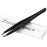 Tweezers - Surgical Grade Stainless Steel - Slant Tip for Expert Eyebrow Shaping and Facial Hair Removal - with Protective Pouch - Best Tweezer for Men and Women (Black)
