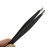 Tweezers - Surgical Grade Stainless Steel - Slant Tip for Expert Eyebrow Shaping and Facial Hair Removal - with Protective Pouch - Best Tweezer for Men and Women (Black)