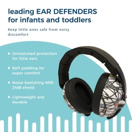 BANZ Baby Earmuffs Ear Protection Sticks & Stones