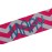 Funny Girl Designs Custom Chevron Headband with Personalized Embroidered Name or Text of Your Choice (Hot Pink Chevron)