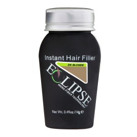 ECLIPSE Hair Fibers Dark Blonde for Thinning Hair for Women & Men to Conceal Hair Loss in 15 Seconds - 100% Undetectable Hair Building Fibers, 15g